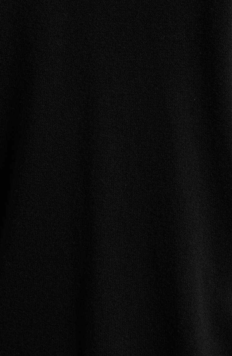 MERZ B SCHWANEN Relaxed Fit Merino Wool, Silk & Cashmere Cardigan, Alternate, color, Deep Black