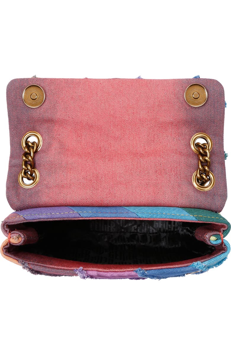 Kurt Geiger London Mini Kensington Denim Crossbody Bag, Alternate, color, Mult/Other