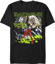 Iron Maiden Men's Iron Maiden Number of the Beast Graphic T-Shirt
