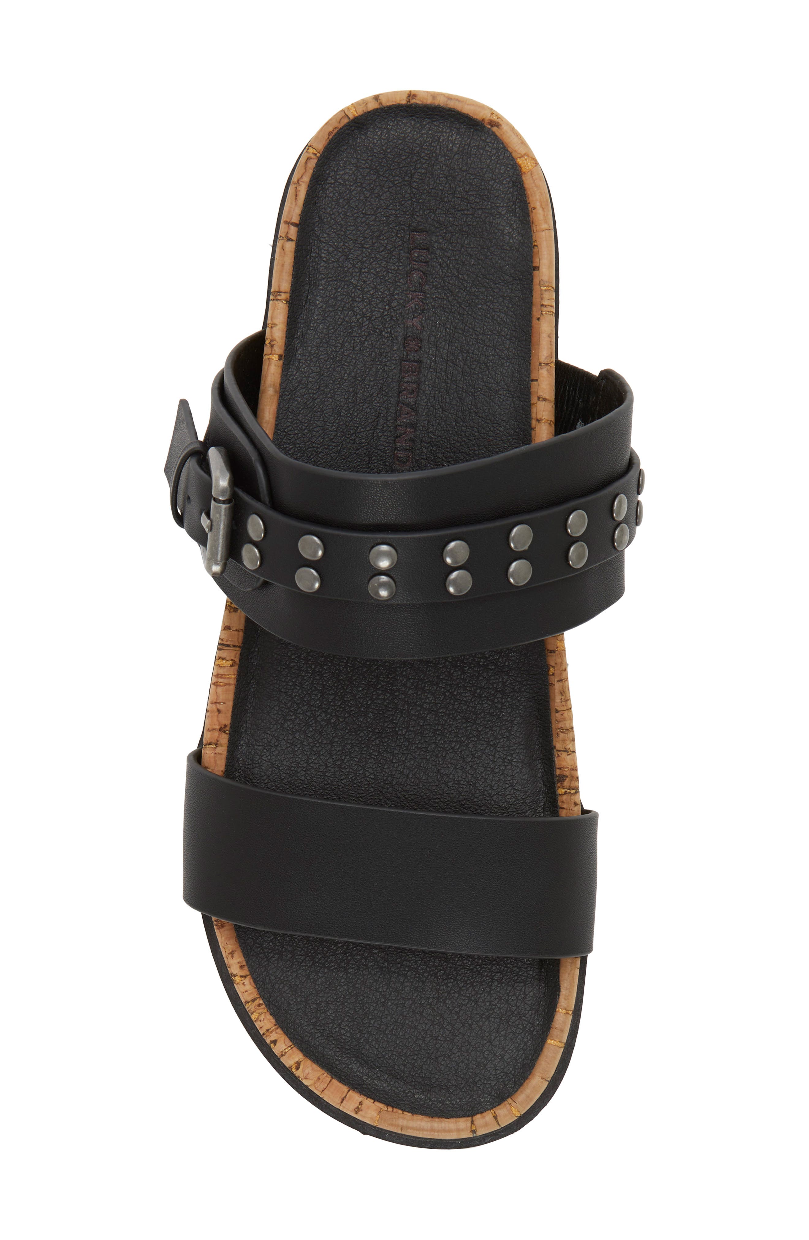 Lucky Brand Dineesa Studded Two-Strap Sandal, Alternate, color, 