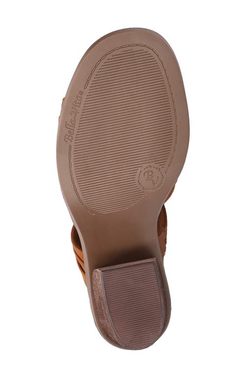 Bella Vita Quinnell Ankle Strap Sandal In Brown