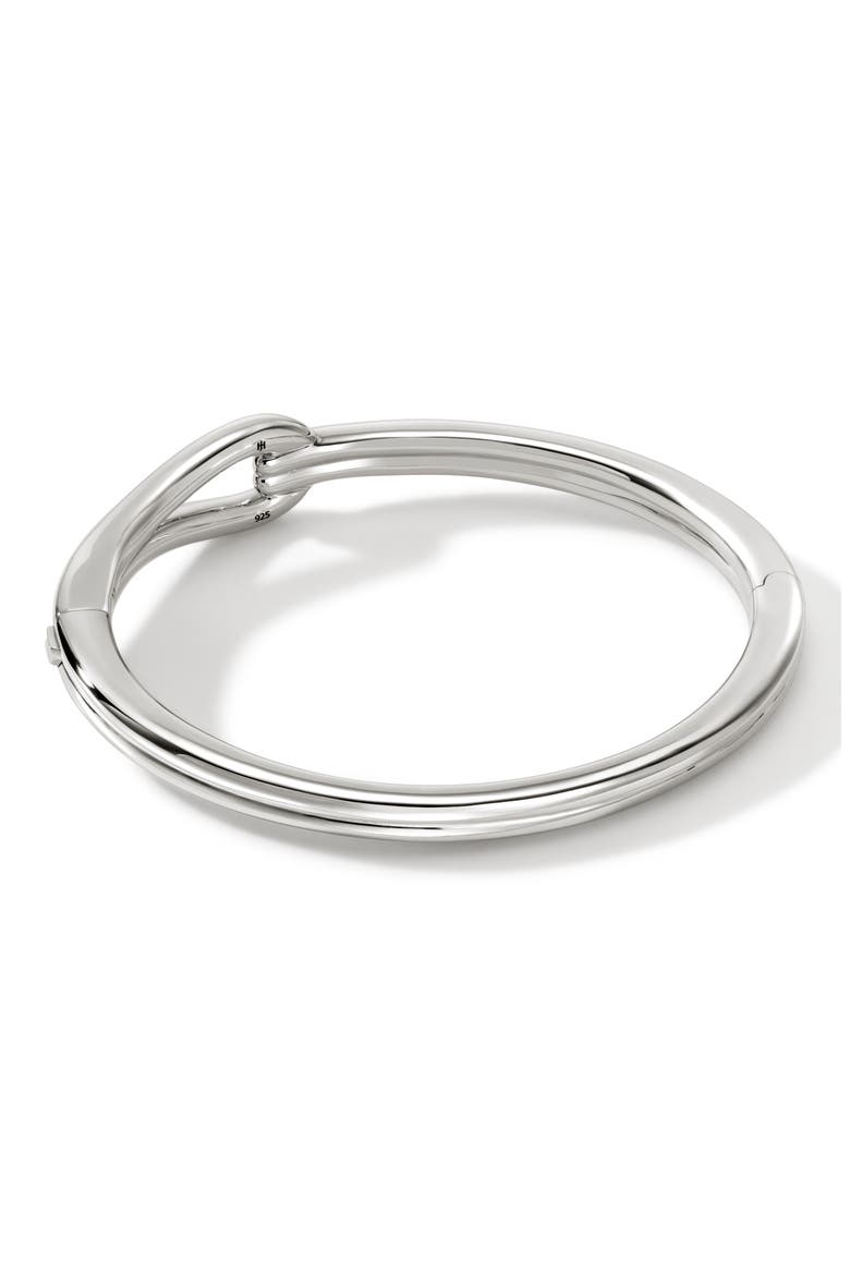 Surf Hinged Bangle, Alternate, color, SILVER