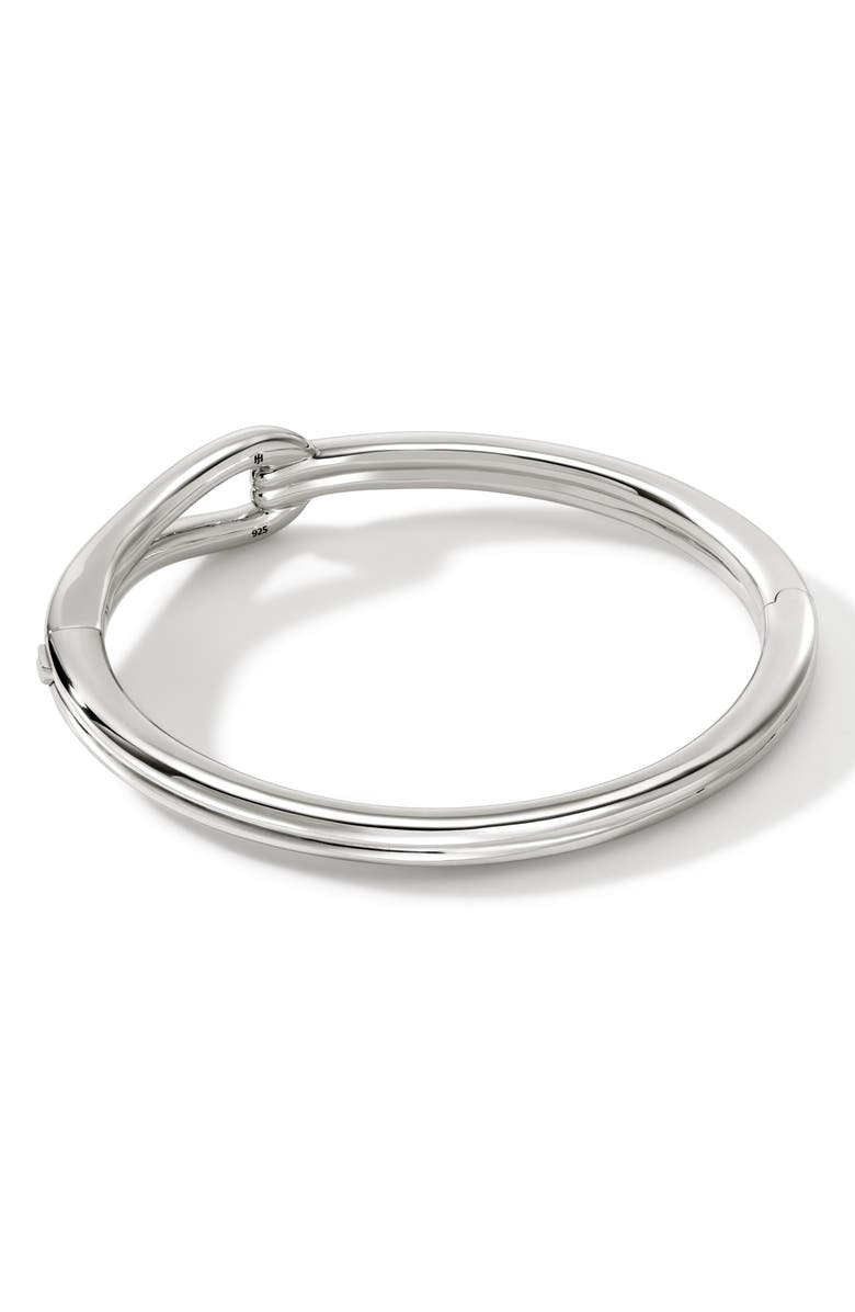 John Hardy Surf Hinged Bangle, Alternate, color, Silver