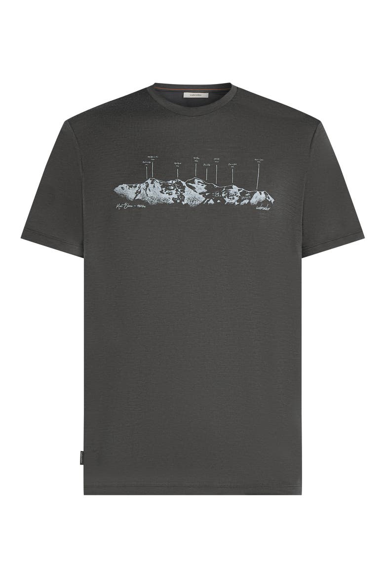 Merino 150 Tech Lite Graphic T-Shirt, Alternate, color, OBSIDIAN