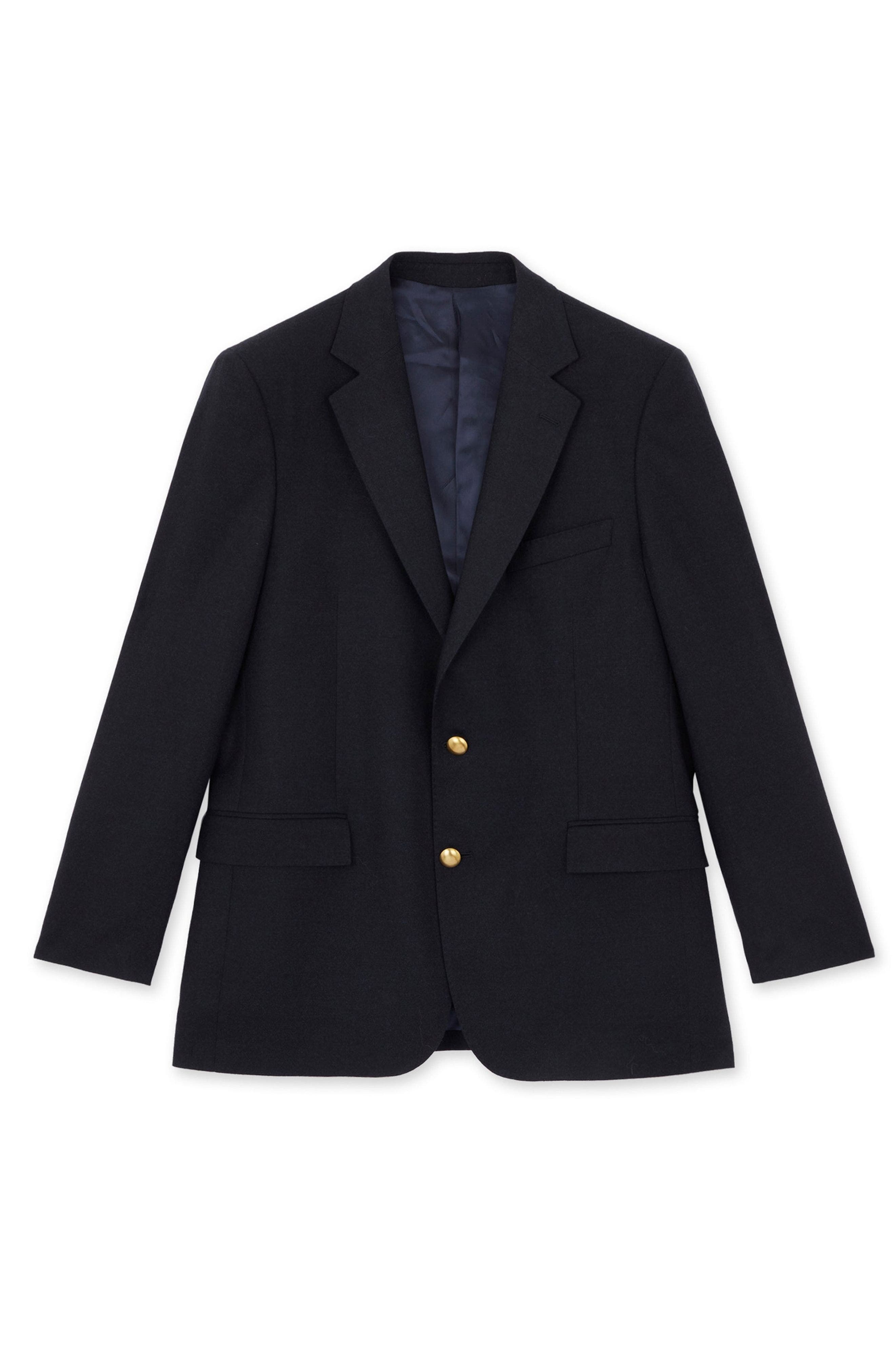 Classic Striped Cotton Blazer