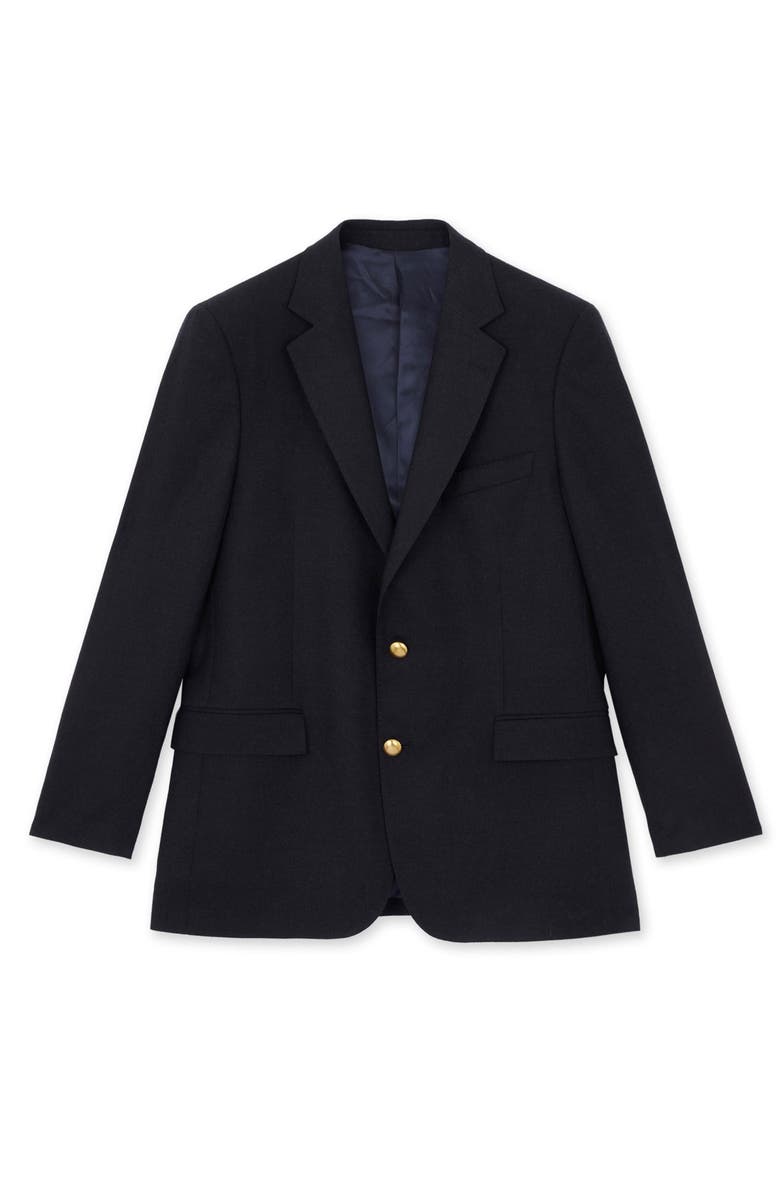 Fortela Classic Striped Cotton Blazer, Main, color, Blue