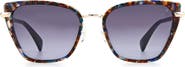 rag & bone 56mm Gradient Cat Eye Sunglasses