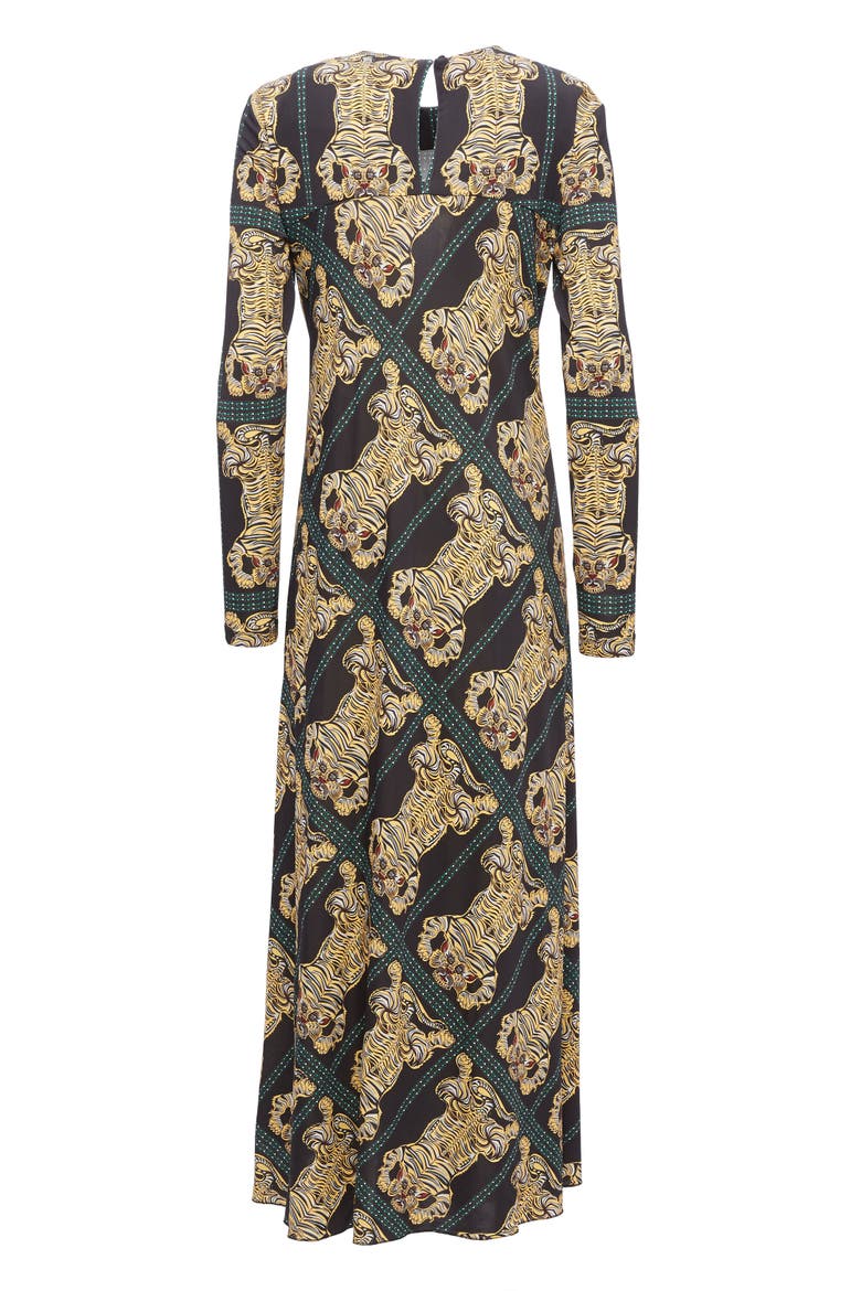 Drifter Dress, Alternate, color, Tiger Tiles Black