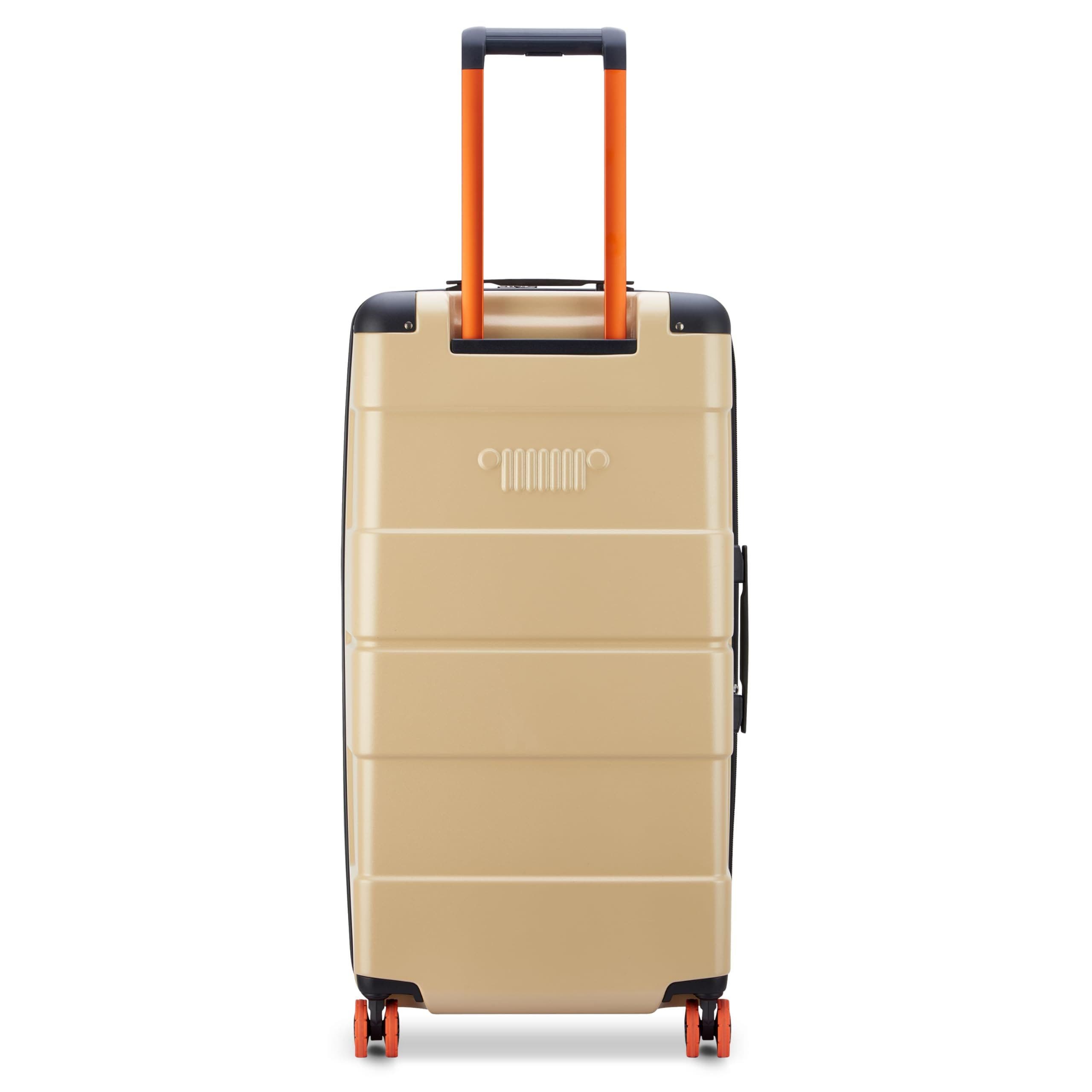 JEEP JH002B Checked-Large 29 Inch Hardside Expandable Luggage with Spinner Wheels, Alternate, color, Warm Sand