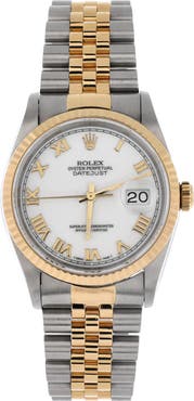 Pre-Owned Rolex Oyster Perpetual Datejust Automatic Watch Stainless Steel and Yellow Gold 36