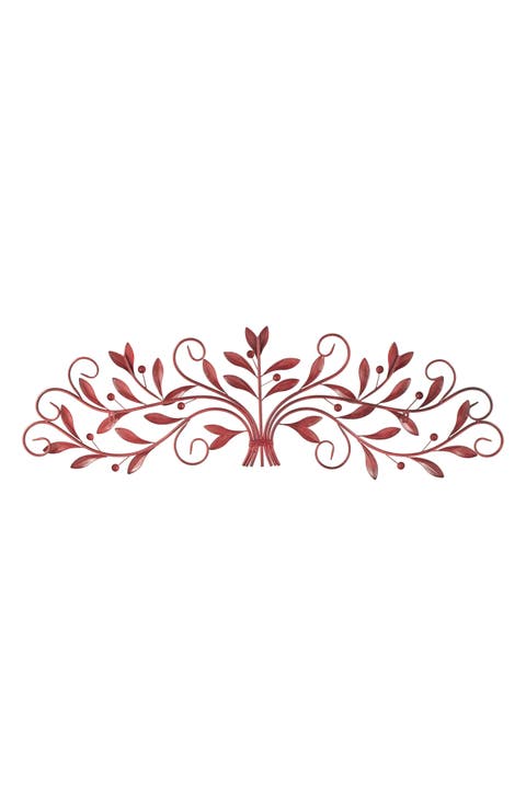 Filigree Leaf Wall Decor