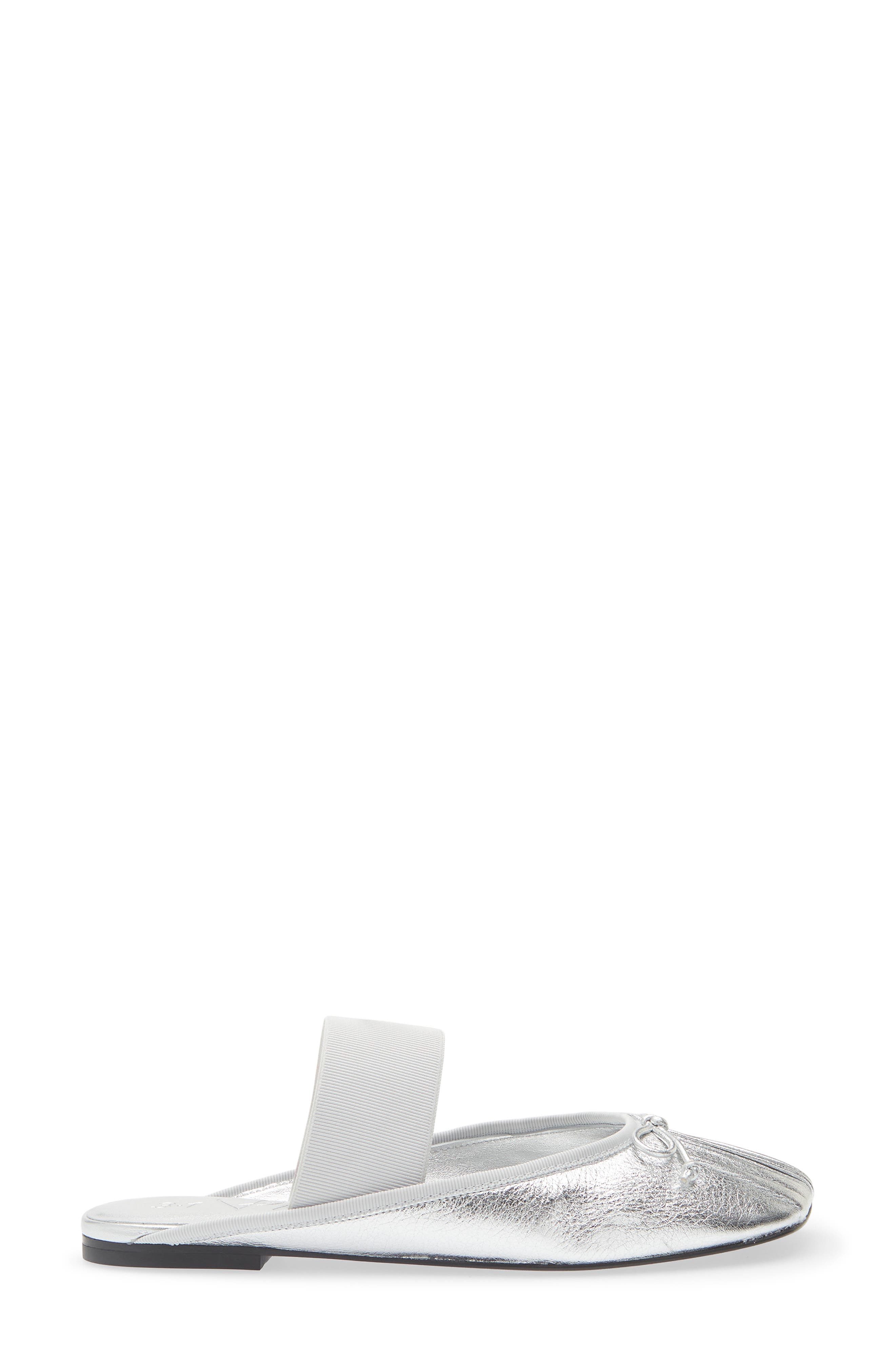 Ballerina Mule, Alternate, color, SILVER