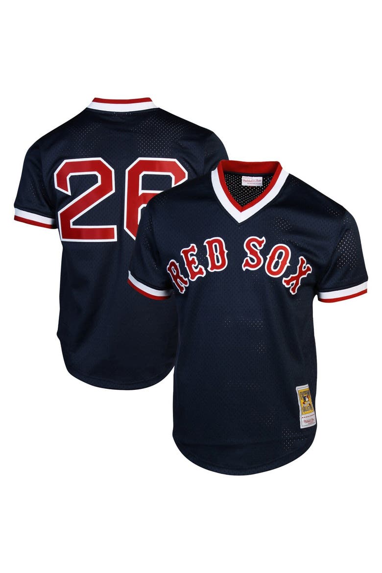 Wade Boggs Boston Red Sox 1992 Authentic Cooperstown Collection Batting Practice Jersey - Navy Blue, Main, color, Navy