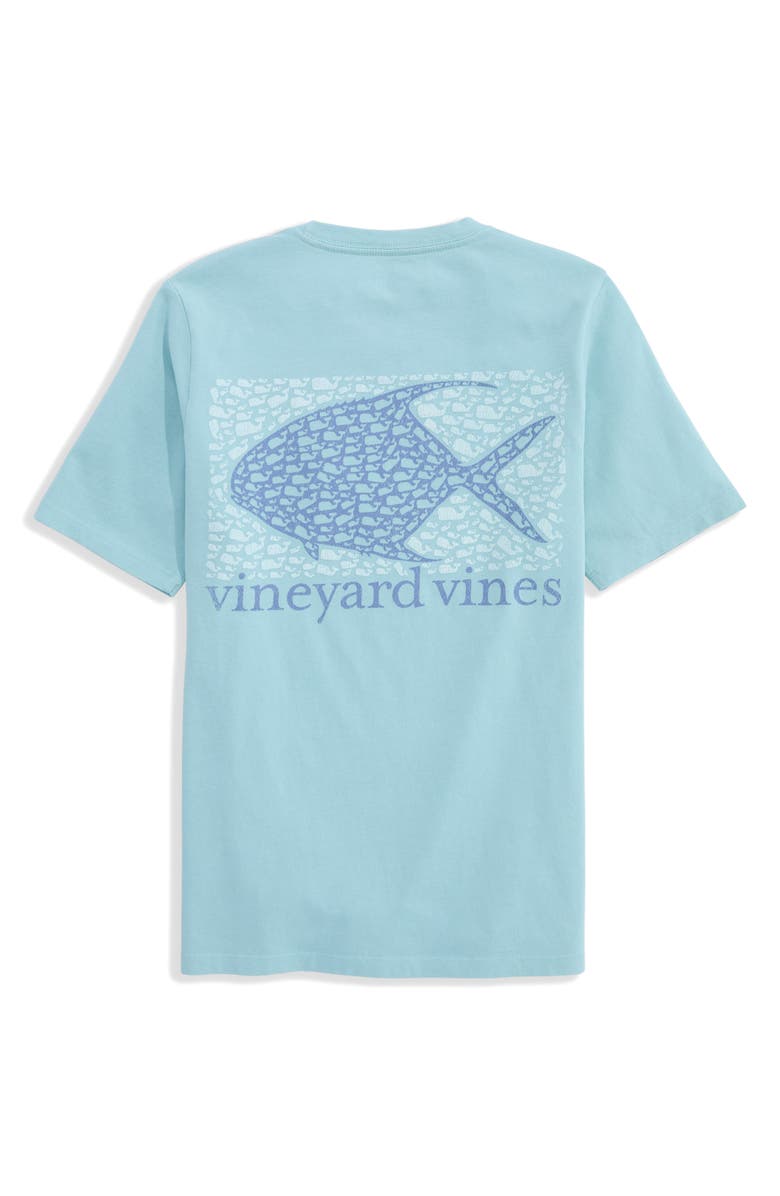 vineyard vines Kids' Drift Dye Pocket T-Shirt, Alternate, color, Aqua Haze