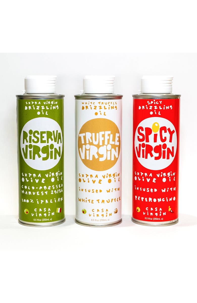 Casa Virgin Italian Drizzling Oil Trio, Main, color, Multi