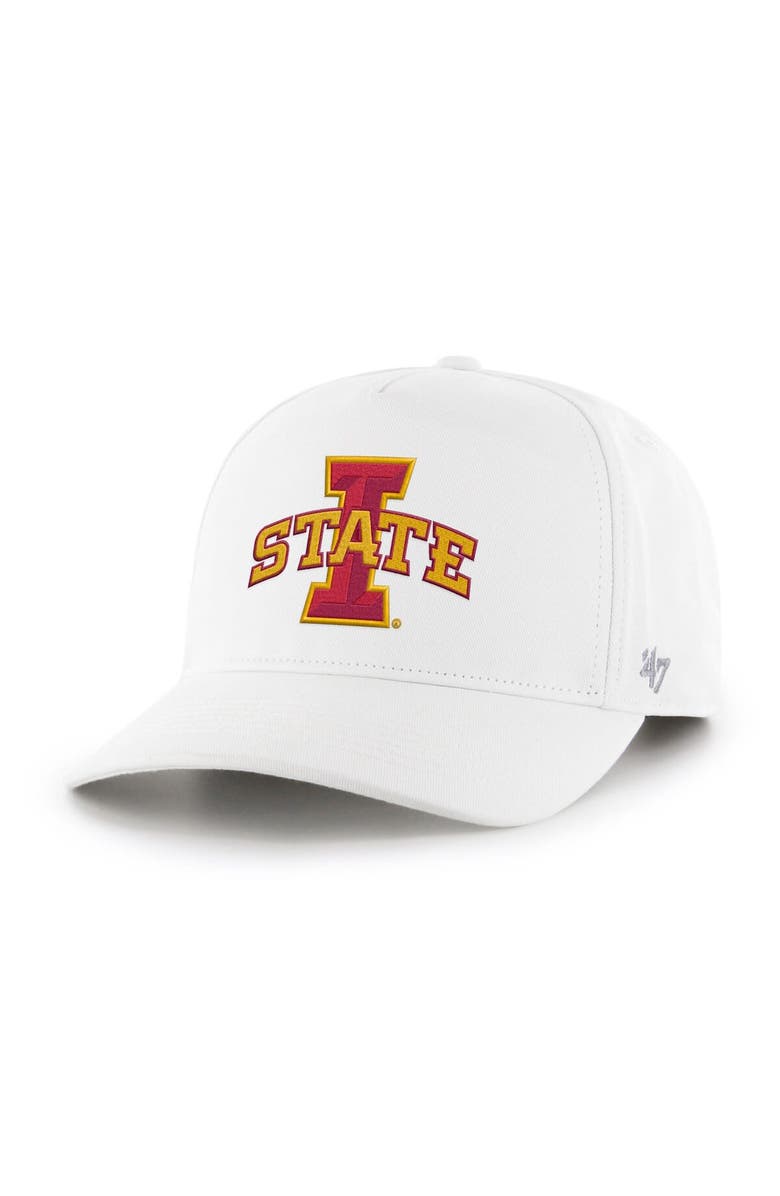 '47 Men's '47  White Iowa State Cyclones Hitch Adjustable Hat, Main, color, White