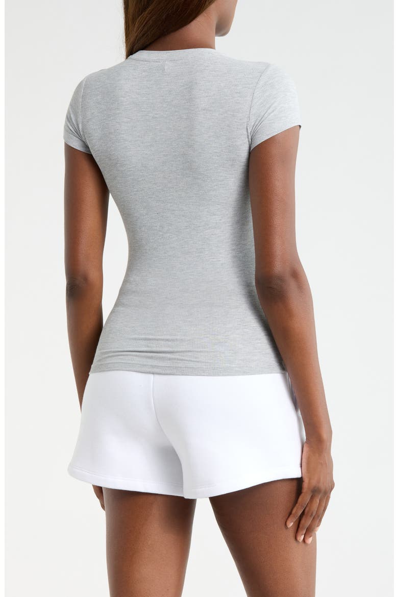 Rib Baby T-Shirt, Alternate, color, HEATHER CONCRETE