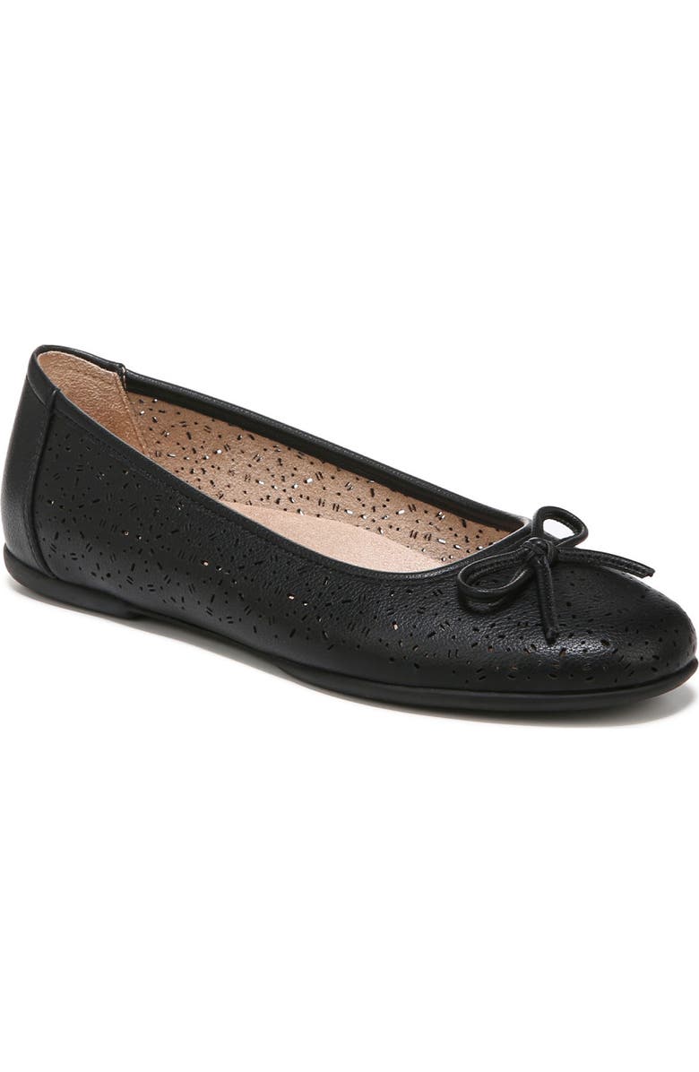 SOUL NATURALIZER Magical Skimmer Flat - Wide Width Available, Main, color, Black Smooth Synthetic