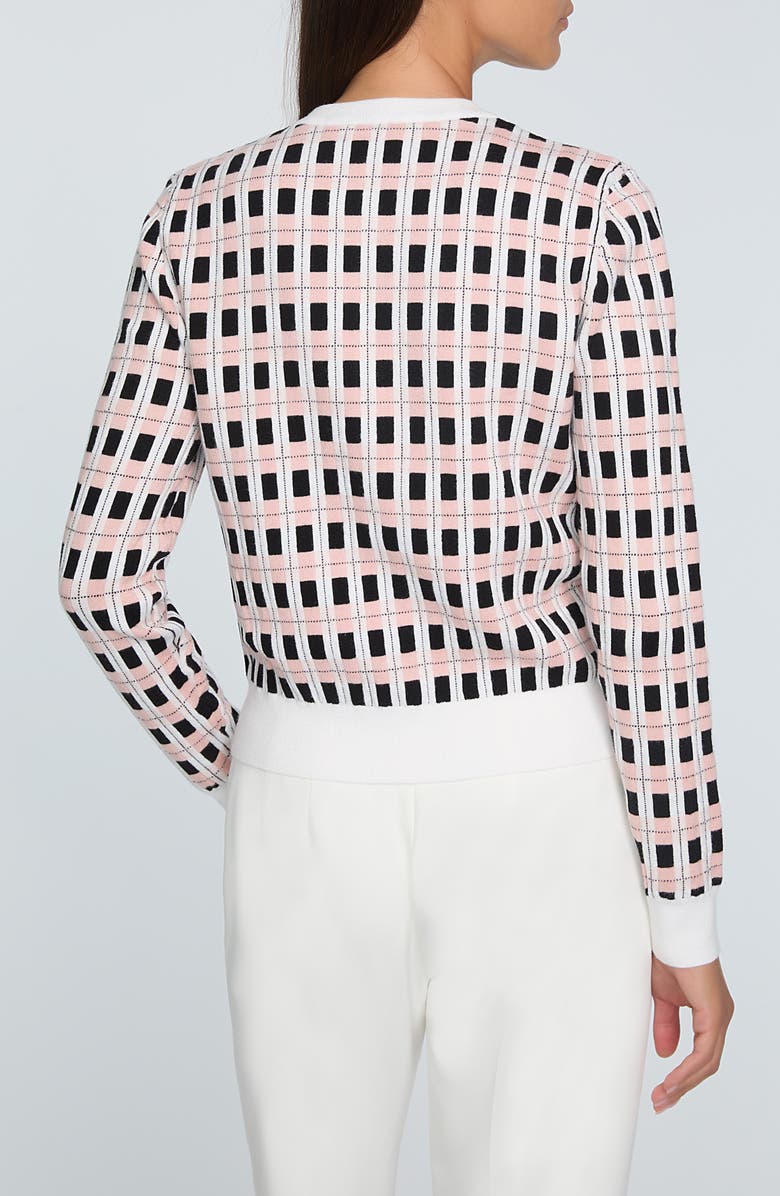 Elie Tahari The Loxley Cardigan, Alternate, color, Blush Rose Combo