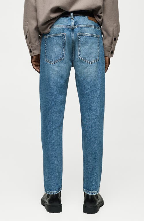 Mango Ben Tapered Jeans In Medium Blue