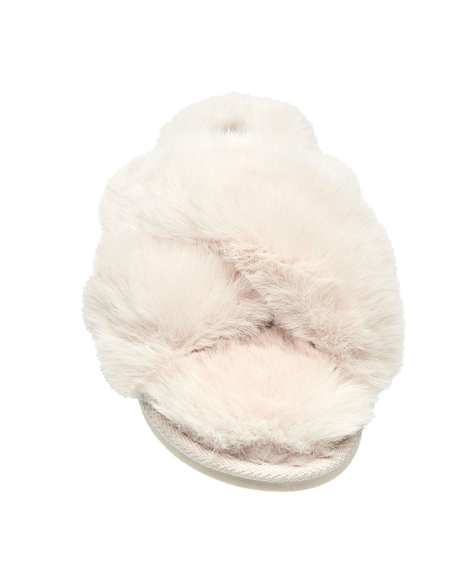 Nine West X-Band Faux Fur Slipper (Women) | Nordstrom