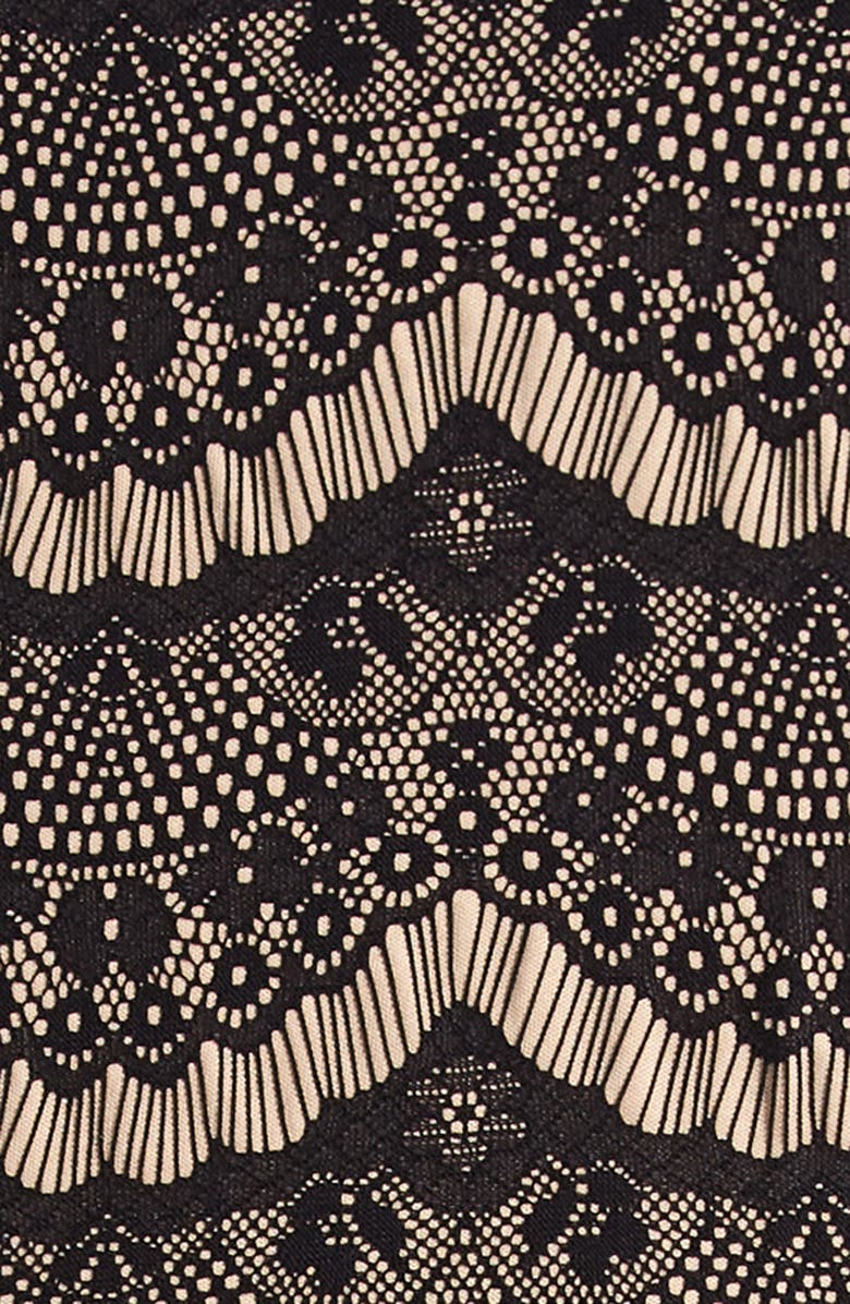 Ava & Yelly Kids' Bonded Lace Party Dress, Alternate, color, Black