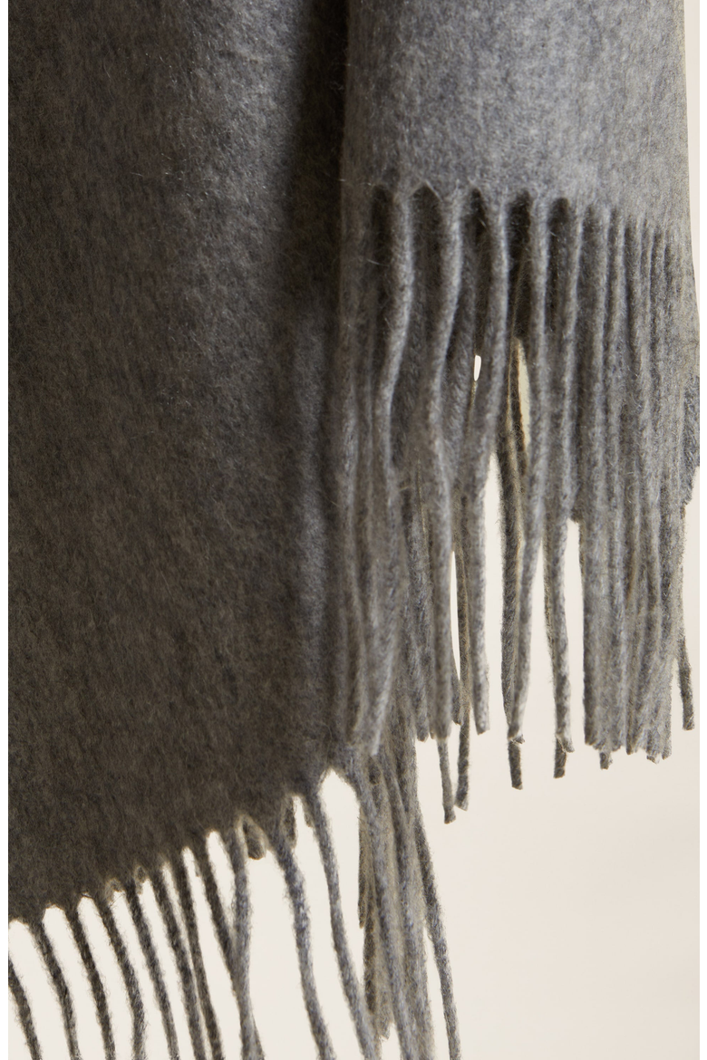 Cleo Cashmere Scarf, Alternate, color, Heather Grey