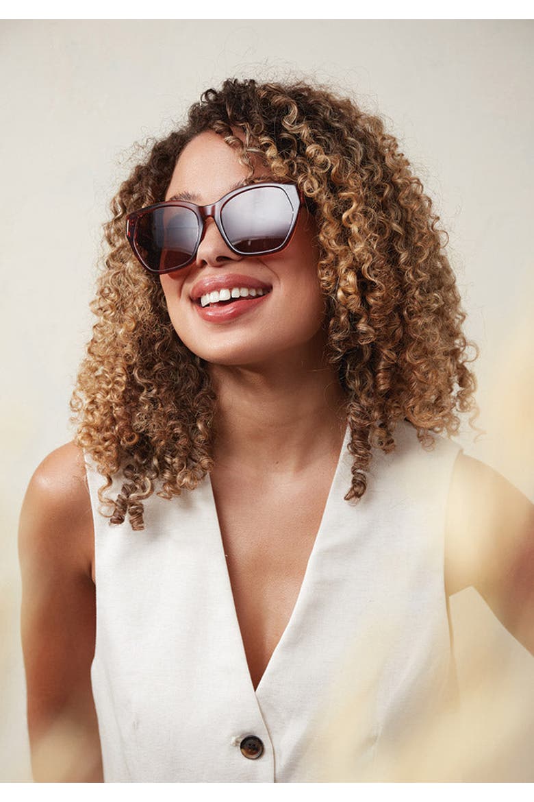 Irena Sunglasses, Alternate, color, Terracotta