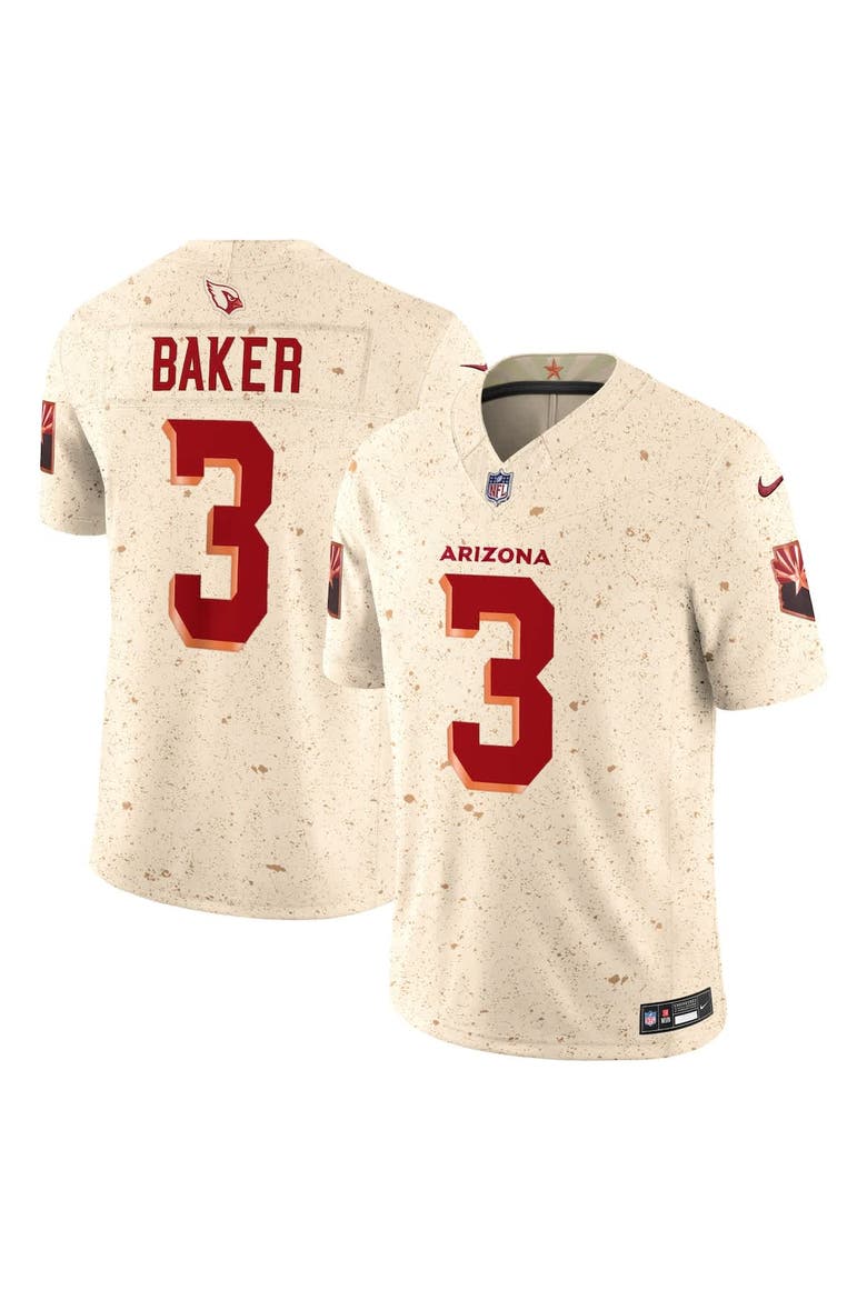 Men's Nike Budda Baker Natural Arizona Cardinals 2025 Rivalries Collection Limited Jersey, Alternate, color, Natural