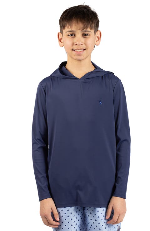Kids' SPF 30+ Long Sleeve Hooded Rashguard (Big Kid)