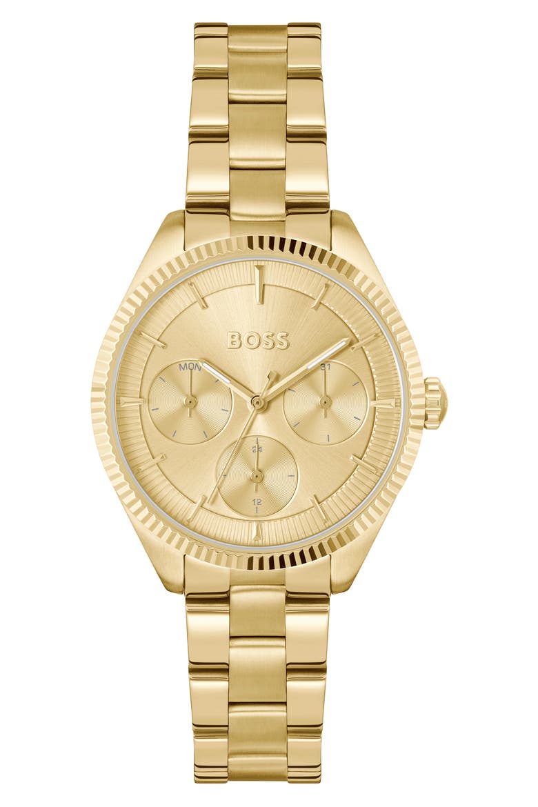 Sage Sport Bracelet Watch, 34mm, Main, color, GOLD