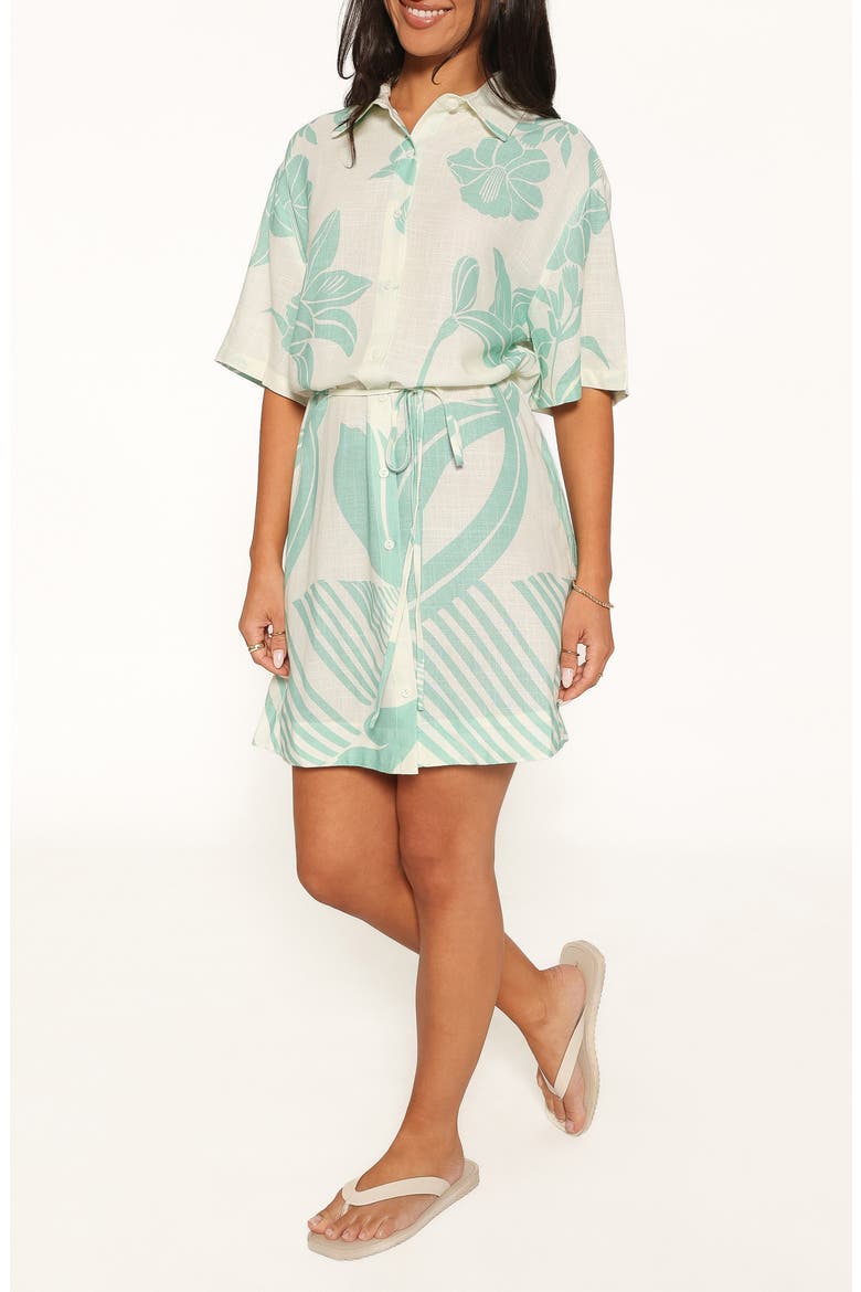 Karmon Minidress, Alternate, color, GREEN FLORAL