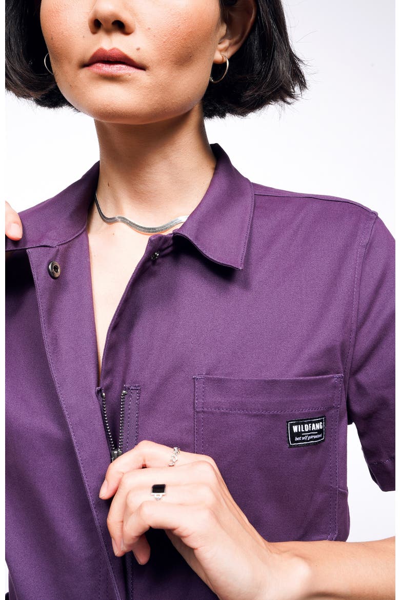Essential High Waisted Coverall, Alternate, color, PLUM