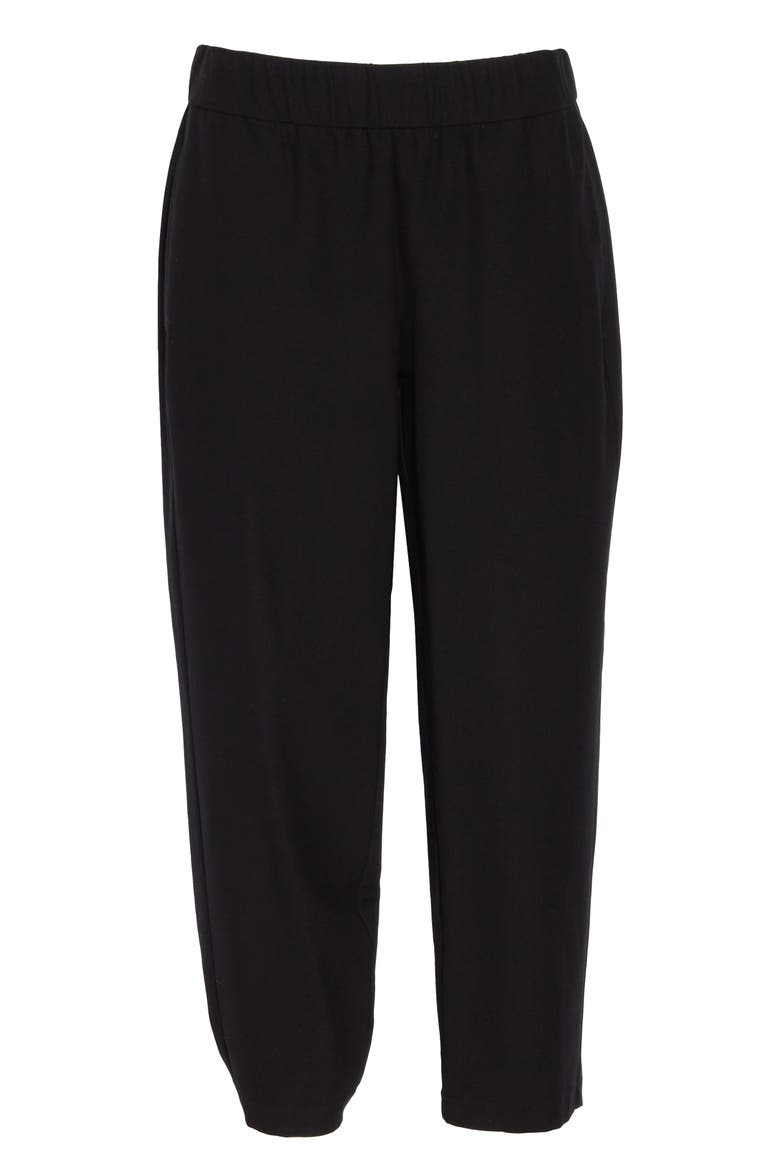 Tapered Ankle Pants, Alternate, color, BLACK