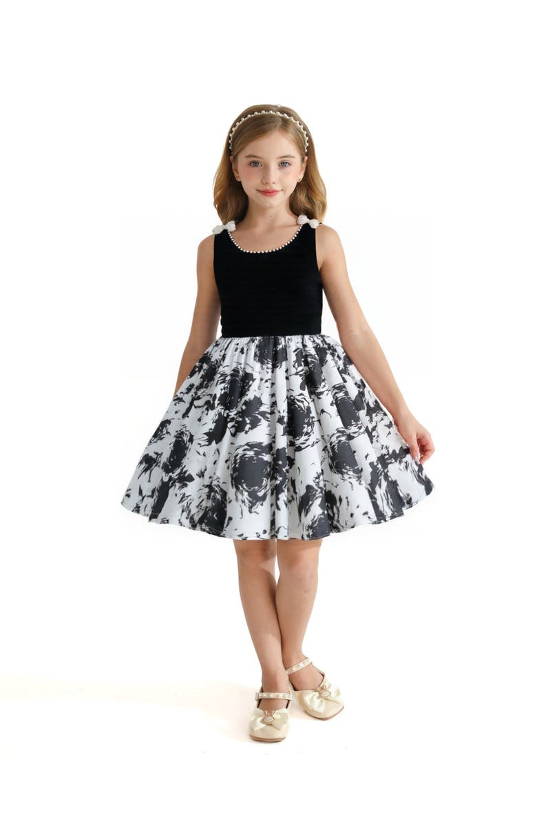 Tulleen Maitland Dress, Alternate, color, Black