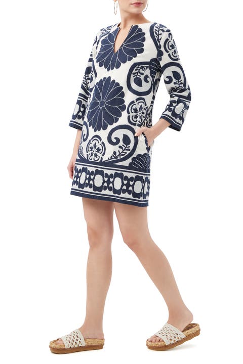 Amy Border print Shift Dress