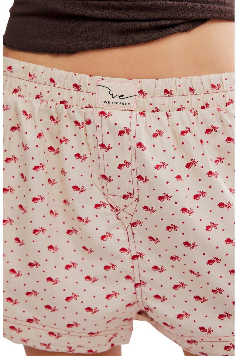 Day to Day Floral Boxer Shorts, Alternate, color, SAND COMBO