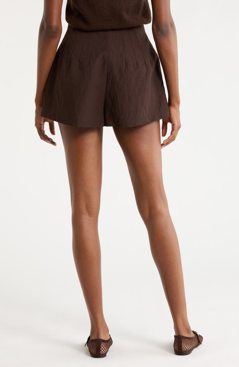 STAUD Magpie Shorts, Alternate, color, Earth