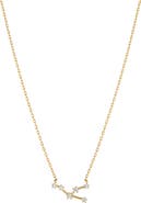 Bearfruit Jewelry 14k Gold Constellation Zodiac Necklace, 12 Zodiac Constellation Gift Idea