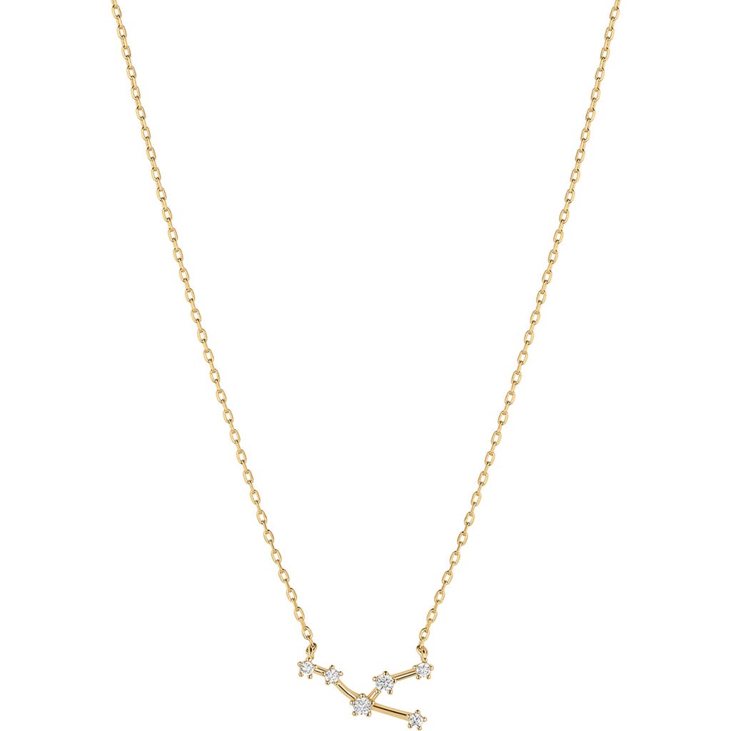 Bearfruit Jewelry 14k Gold Constellation Zodiac Necklace, 12 Zodiac Constellation Holiday Gift Idea