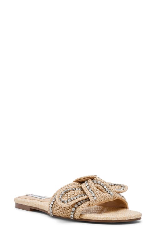 Steve Madden Misha Slide Sandal In Natural