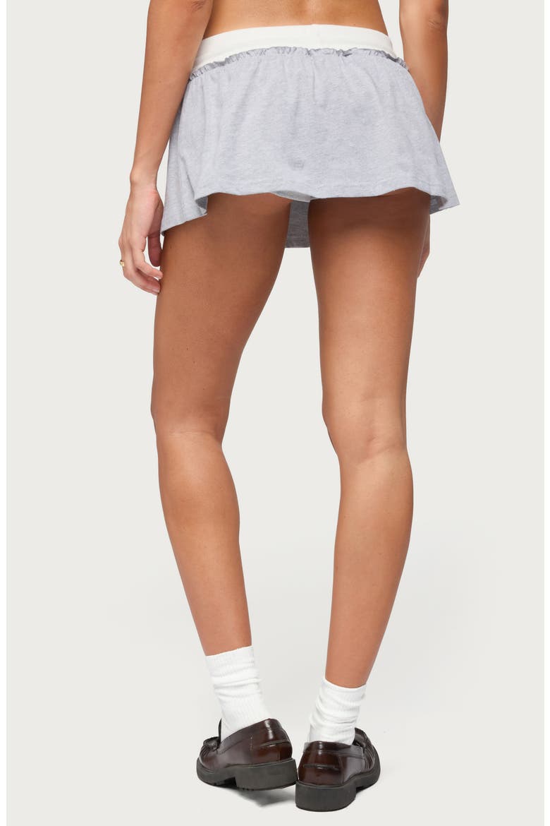 Tenney Jersey Mini Skort, Alternate, color, GRAY-MELANGE