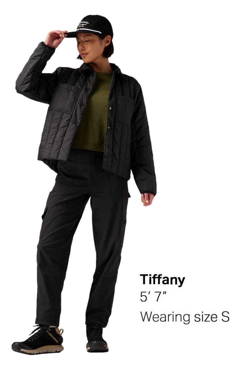 Backcountry Oakbury Synthetic Quilted Shirt Jacket - Women's, Alternate, color, Black