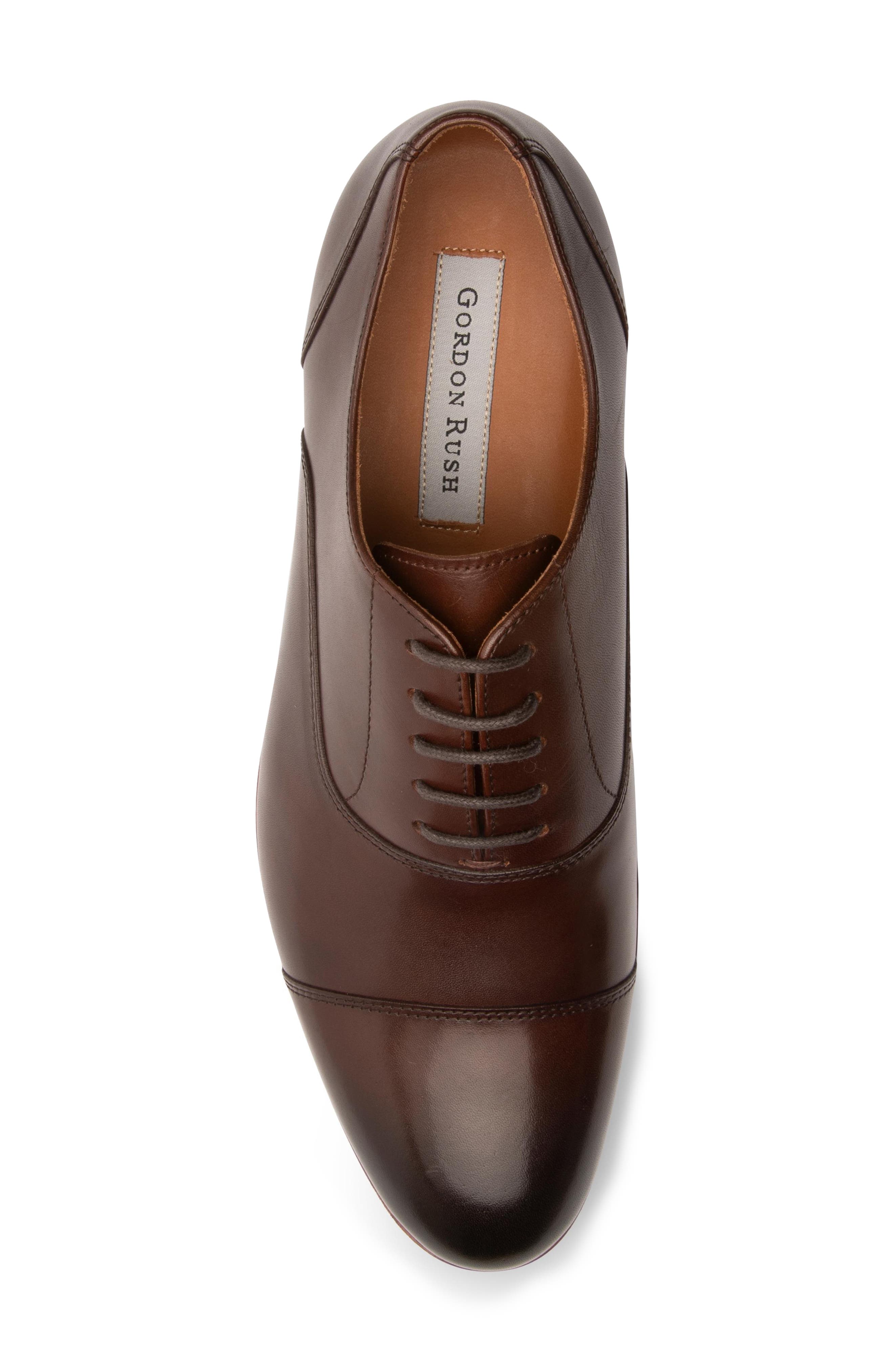Gordon Rush Adams Cap Toe Oxford, Alternate, color, Brown