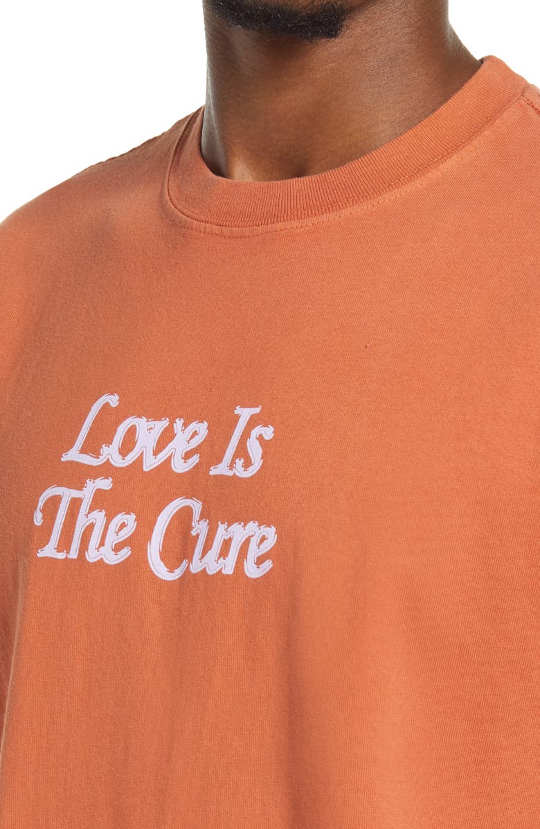 Obey Love Is The Cure 2 Cotton Graphic Tee, Alternate, color, 