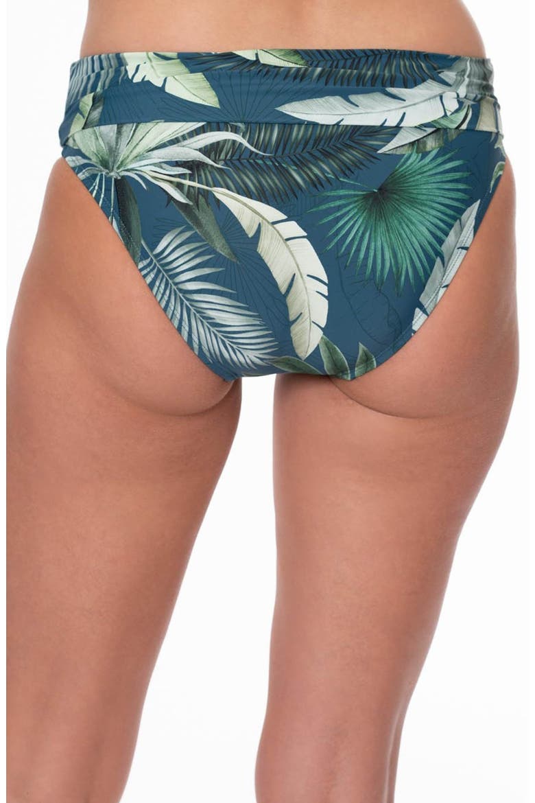 Barbara Convertible High Waist Swim Briefs, Alternate, color, DEPTHS
