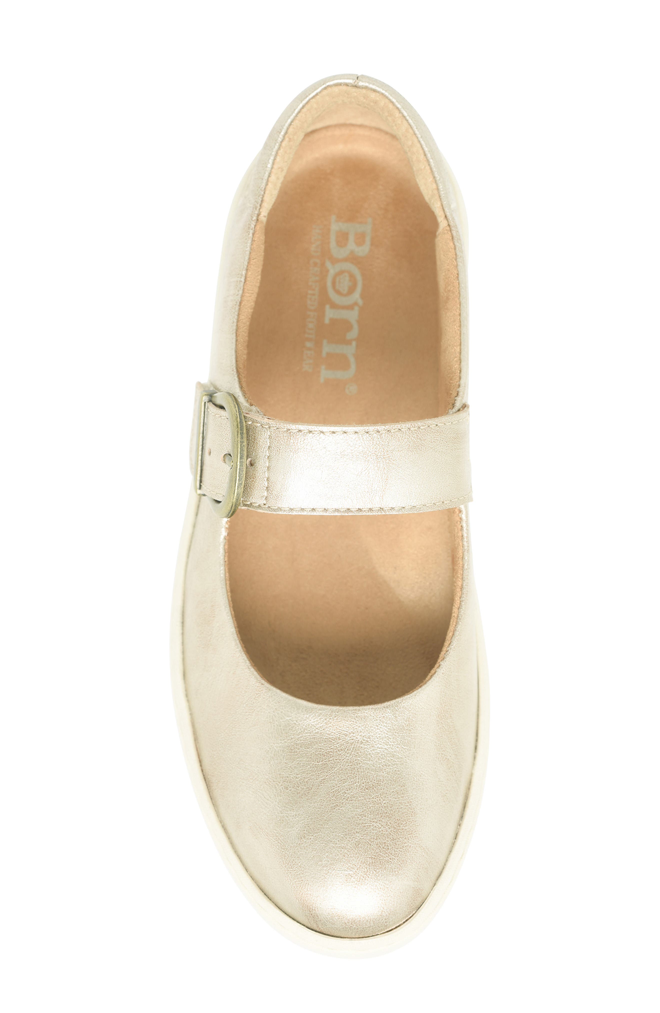 Børn Mira Mary Jane Platform Sneaker, Alternate, color, Light Gold Metallic