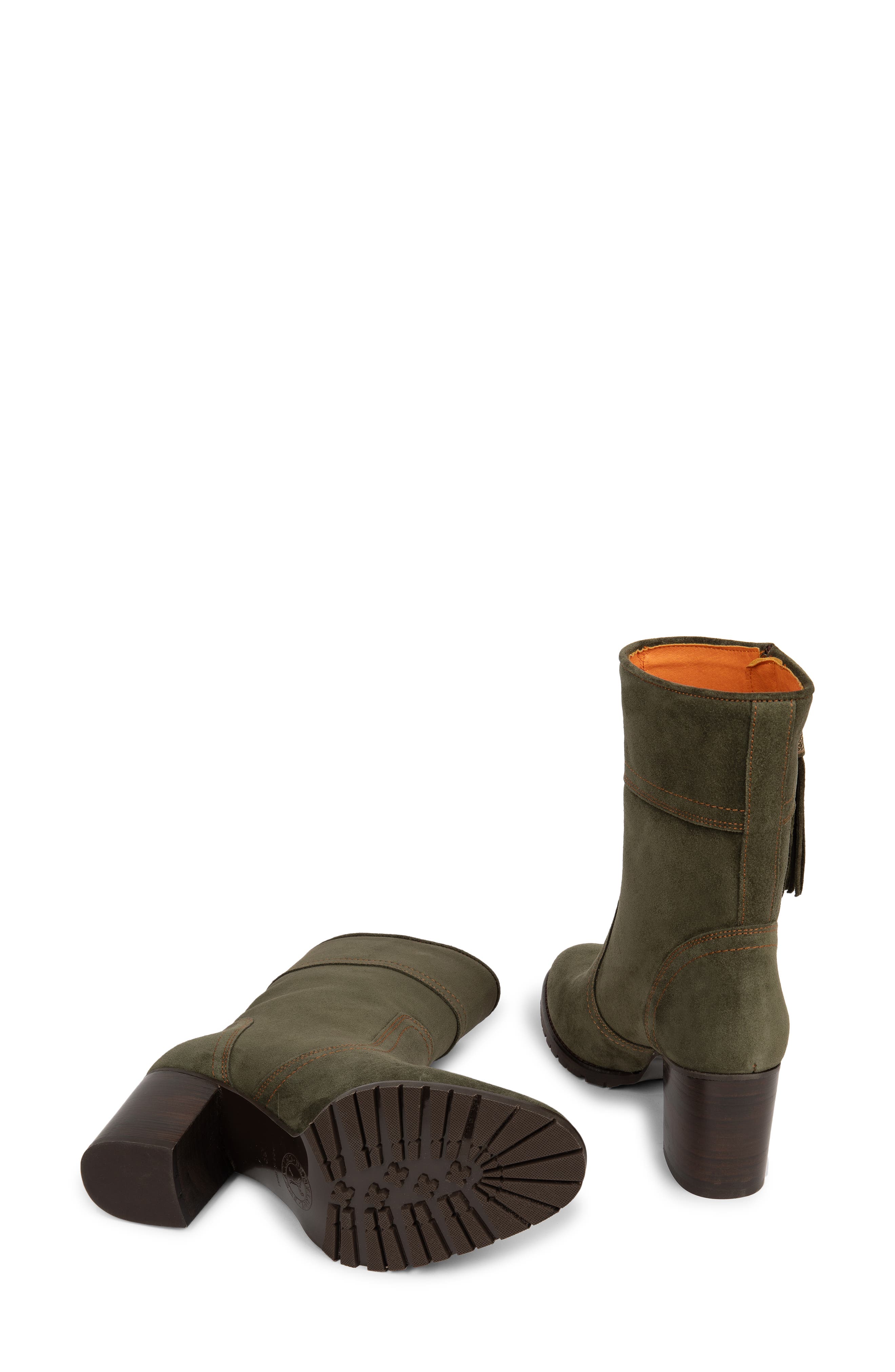 Fina Tassel Bootie, Alternate, color, FOREST GREEN