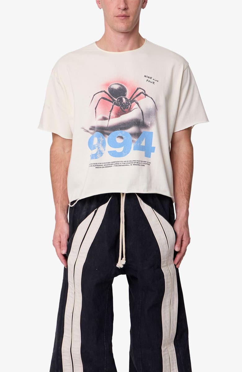 mnml Black Widow Graphic T-Shirt, Alternate, color, Off White