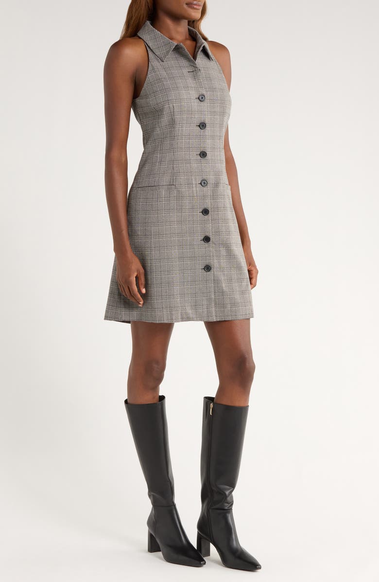 Halogen<sup>®</sup> Cutaway Suit Dress, Alternate, color, Alloy